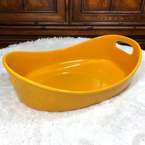 NWOT Rachael Ray Yellow 3.75qt Oval Handled Baking Pan